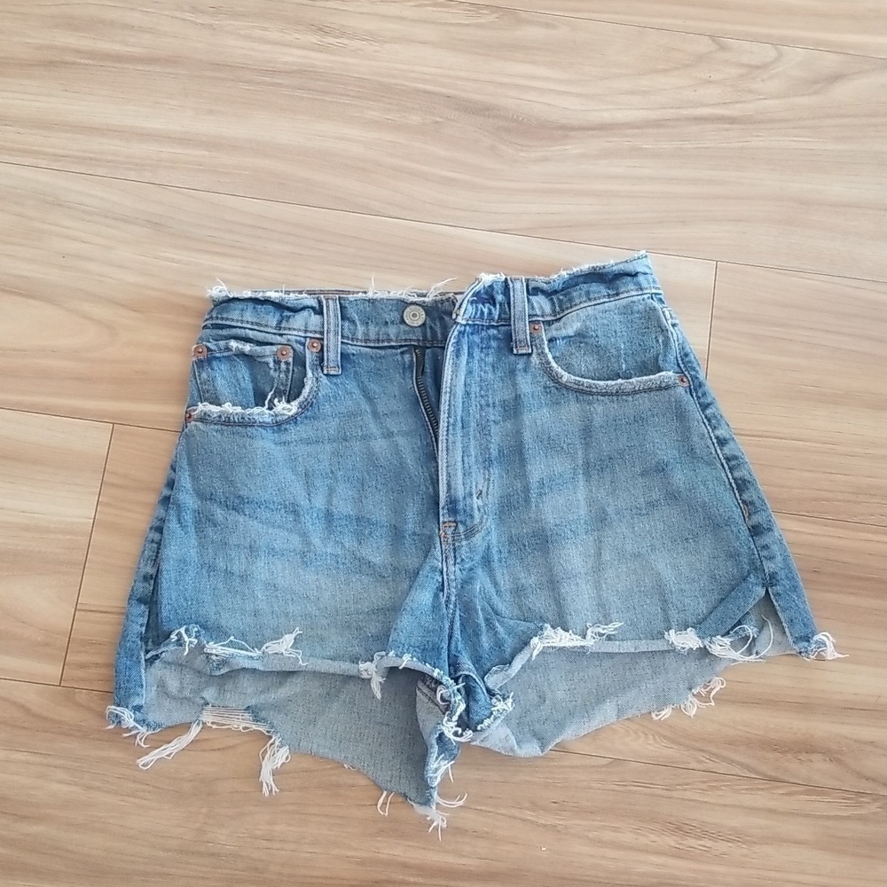 Abercrombie and Fitch Curve Love Cutoff Shorts Womens Size 24